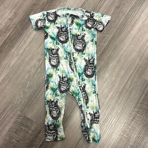 Short Sleeve Bamboo Zipper